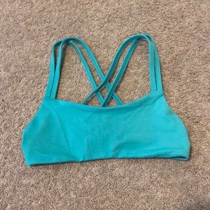 TEAL SWIMSUIT TOP